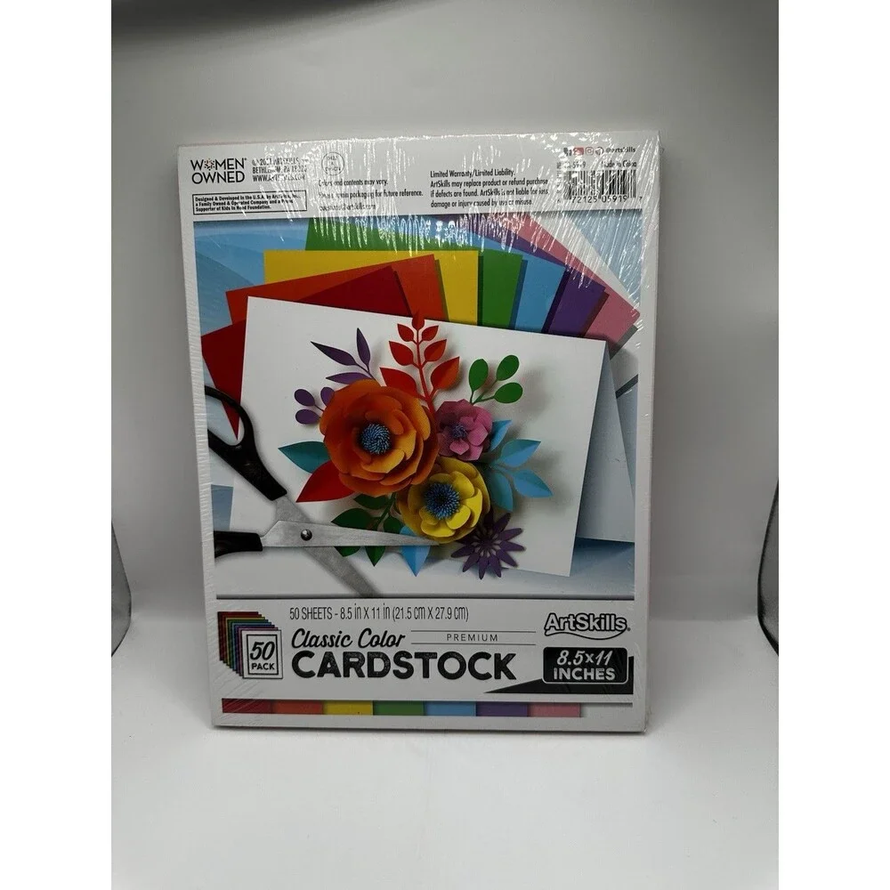 Five Star Filler Paper 100ct & ArtSkills Cardstock 50pk Sealed New Lot of 2